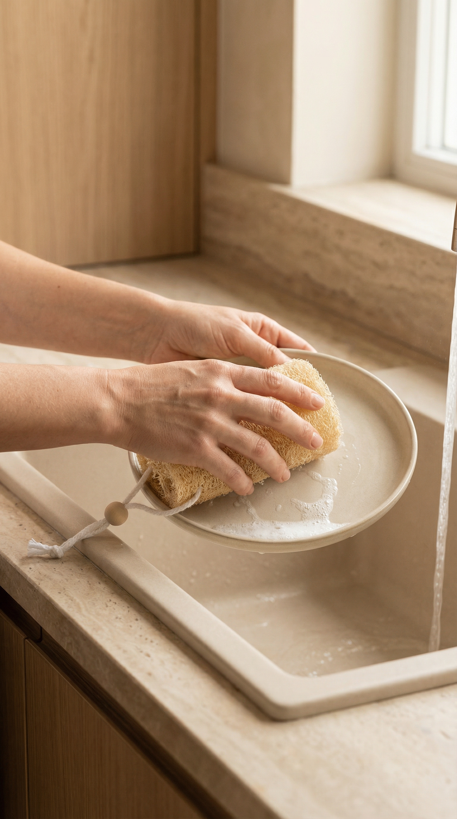 Éponge de luffa naturelle