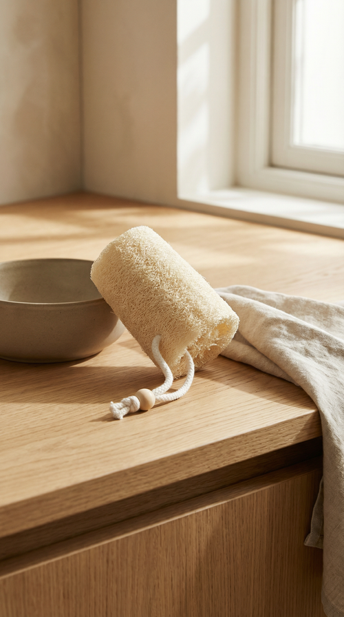 Éponge de luffa naturelle